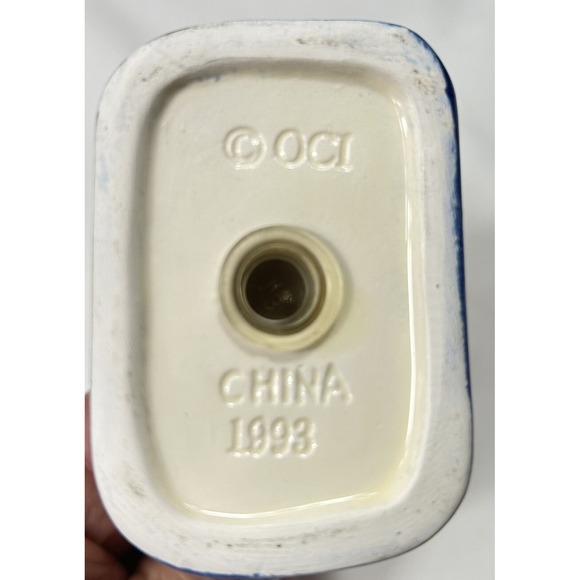 Fitz &‎ Floyd Omnibus Santa North Pole Express Mail Bag Pepper Shakers - Picture 7 of 7